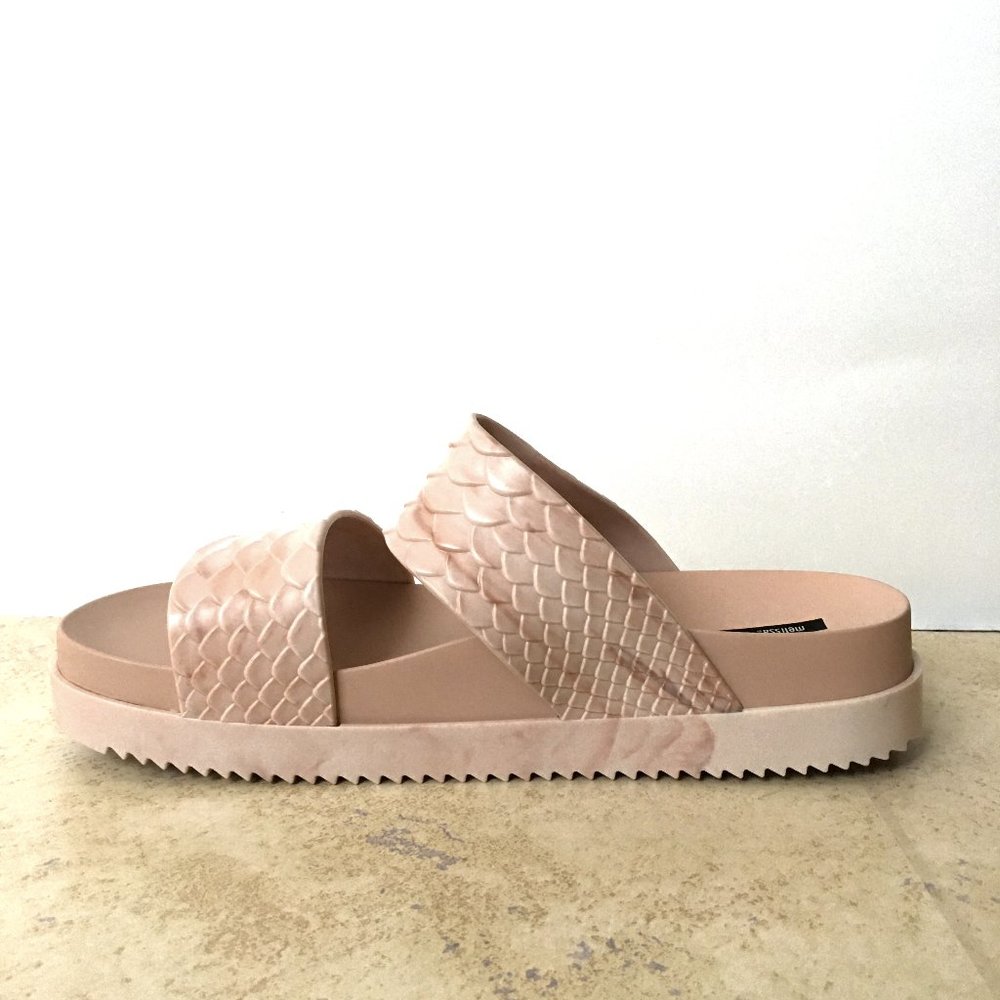 Melissa Cosmic Python Embossed Print Slide Sandal - Picture 4 of 11